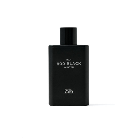 ZARA 800 Black Winter Man 90ml — інтенсивний східньо-деревний аромат для холодної пори року, глибокий та зігріваючий — упаковка