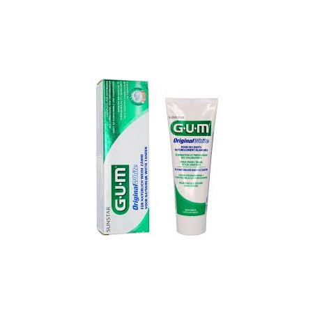 Зубна паста GUM Original White 75ml — відновлення натуральної білизни, видалення пігментації, без агресивних абразивів — вигляд
