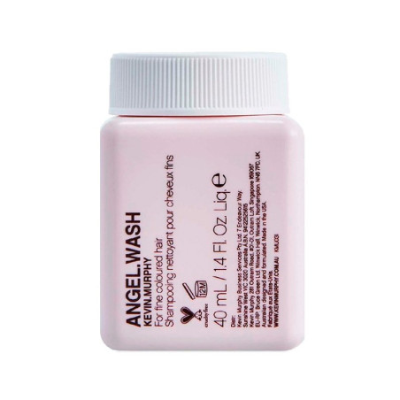 Шампунь для догляду за кольором Kevin Murphy Angel.Wash 40 мл — делікатний шампунь для тонкого, фарбованого або ослабленого