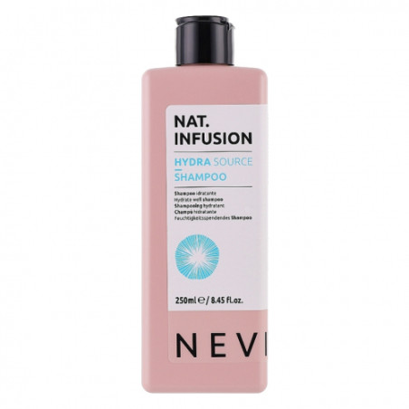 Шампунь Nevitaly Hydrate Well Shampoo 250ml — для зволоження волосся, з чорним чаєм, протеїнами рису та марулою, технологія