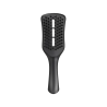 Щітка для укладання феном Tangle Teezer Easy Dry Go Jet Black — спеціальні отвори для пропуску гарячого повітря, ергономічна