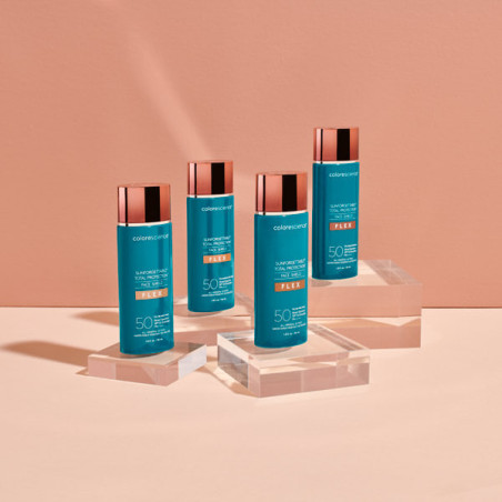 Colorescience Sunforgettable Total Protection Face Shield Flex SPF50 55мл — технологія EnviroScreen, вирівнювання тону шкіри,