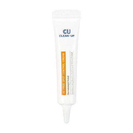 CU SKIN Clean-Up AV Free Spot Control Cream 15ml — точковий крем для загоєння запалень, освітлення постакне — вигляд товару