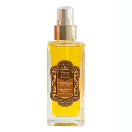 La Sultane de Saba Beauty Oil Oriental Ayurvedic Amber Vanilla Patchouli Fragrance 200 ml — масло краси, аюрведичне, аромат