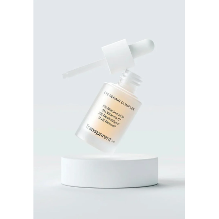 Transparent Lab Eye Repair Complex 15ml — нічна сироватка для контуру очей з ніацинамідом, вітаміном С та ретинолом, вирівнює