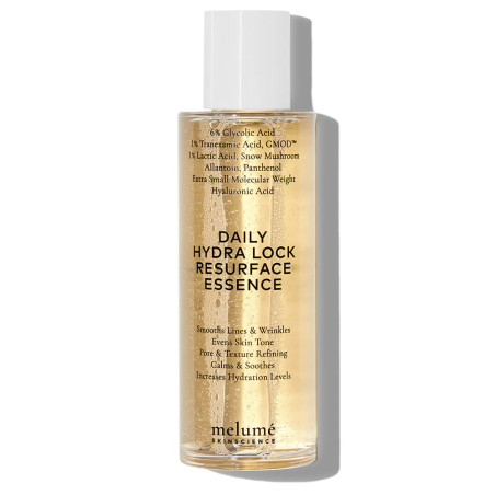 Зволожувальна есенція Melume Daily Hydra Lock Resurface Essence 150 ml — з 6% гліколевої, 1% транексамової, 1% молочної