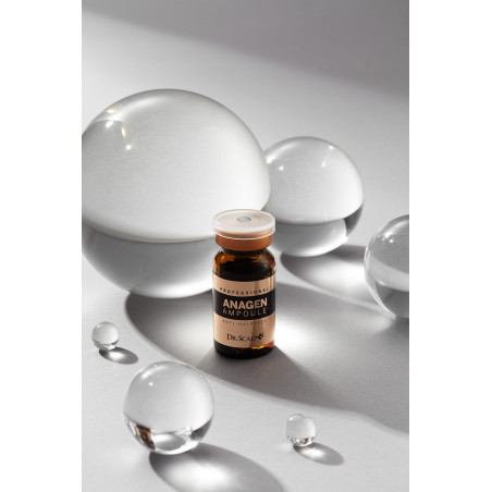 Dr. Scalp Anagen Ampoule 10×7ml — запатентований комплекс DSK-21, ніацинамід, трипептид міді, екстракт кореня женьшеню, глибоке