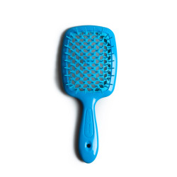 Щітка для волосся JANEKE SUPERBRUSH блакитна — делікатний масаж голови, легке розплутування, не електризує, для всіх типів