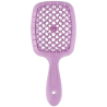 Щітка для волосся JANEKE SUPERBRUSH SMALL бузкова — італійська технологія, бджолині стільники, делікатне розчісування — фото 1