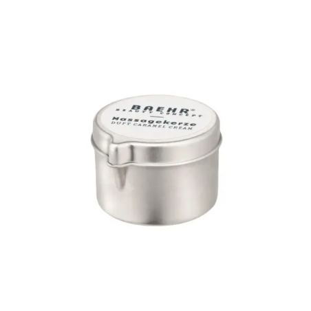 Масажна свічка BAEHR Massagekerze Dufr Caramel Cream 50ml — для термотерапії та зняття напруги, з кокосовою олією та бджолиним