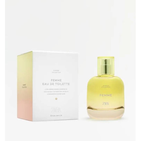 ZARA FEMME SUMMER 90 ml — легка структура, середня стійкість, денний аромат — вигляд товару