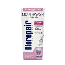 Ополіскувач для ротової порожнини BioRepair Gum Protection Mouthwash 500 мл — догляд за яснами, без фтору та спирту — упаковка