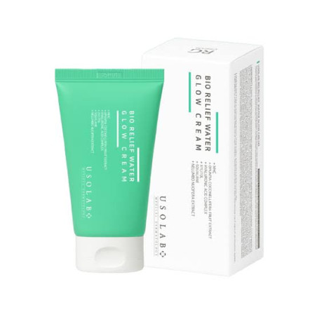 Крем-сорбет заспокійливий Bio Relief Water Glow Cream 50 мл — ксиліт, опунція, лотос, гіалурон — упаковка
