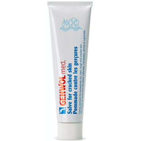 Мазь від тріщин Gehwol Med Salve For Cracked Skin 75 мл — пантенол, бісаболол, медичне мило, відновлення еластичності — вигляд