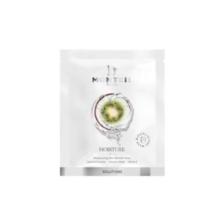 Маска зволожувальна захисна Monteil Moisture Moisturizing Skin Barrier Mask з керамідами, ківі та кокосовою водою 20 мл —