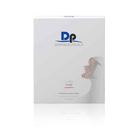 Гідрогелева маска Dermaceuticals Luma Fuse Hydrogel Sheet Mask — глибоке зволоження та освітлення шкіри, ніацинамід та екстракт