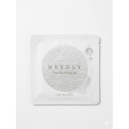 МІНІФОРМАТ заспокійливих педів Needly Cicachid Chilling Pad 2 шт — гідролат японського кипарису, центелла, пантенол, зниження