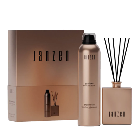 Подарунковий набір JANZEN Gift Set S Home Body Gracious — аромат з цитрусовими та квітковими нотами, для вечірнього