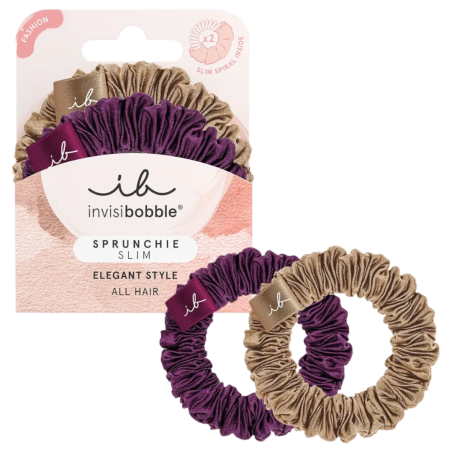 Invisibobble Sprunchie Slim браслет 2шт — тканинна резинка, надійна фіксація без шкоди, комфорт без болю — вигляд товару