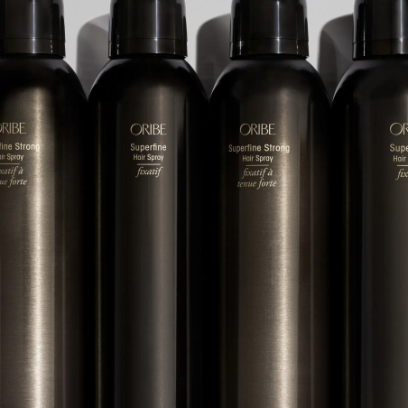 Спрей Oribe Superfine Hair Spray 300 мл — атласний фініш, захист кольору, екстракт кавуна та лічі — текстура