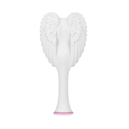Щітка для волосся Tangle Angel Cherub 2.0 Soft Touch White — з еластичним розплутуванням, антистатичним стержнем, водостійка —