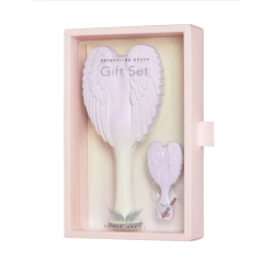Подарунковий набір розчісок Tangle Angel 2.0 Keyring Detangling Gift Set Matt Lilac — запобігання ламкості волосся,
