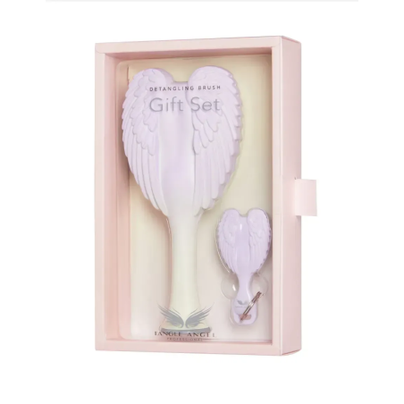 Подарунковий набір розчісок Tangle Angel 2.0 Keyring Detangling Gift Set Matt Lilac — запобігання ламкості волосся,