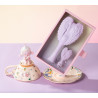 Подарунковий набір розчісок Tangle Angel 2.0 Keyring Detangling Gift Set Matt Lilac — гнучкі щетинки, що адаптуються до опору