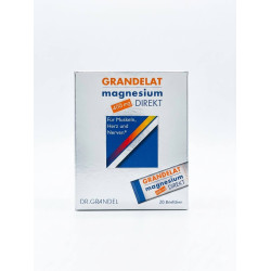 Гранделат магній Dr Grandel Grandelat Magnesium Direkt 400 mg 20 саше — для роботи м'язів та серця, цитрусовий смак — фото 1