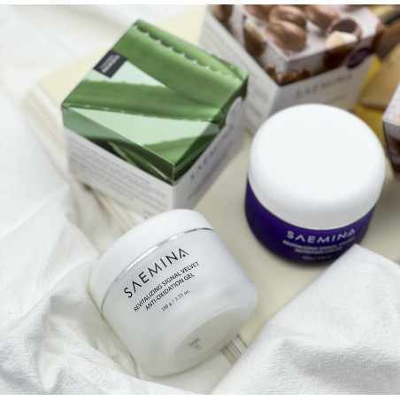 Гіпоалергенний зволожувальний гель Newland All Nature Saemina Anti-Oxidation 100g — заспокійливий ефект, вирівнювання тону,