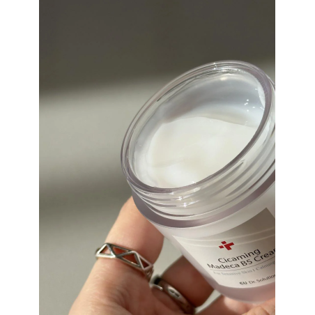 Заспокійливий крем з центеллою і пантенолом CU SKIN Dr. Solution Cicaming B5 Madeca Cream 70ml — фото 2