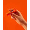 Відбілююча зубна паста Curaprox Be You Peach 10ml — зі смаком персика, фтором, ферментами, для чутливих зубів — аплікація