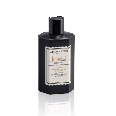 Гель для душу Atelier Rebul Istanbul Shower Gel 250ml — пряно-деревний аромат, м'яке очищення, зволоження — упаковка