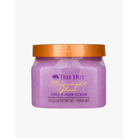 Скраб для тіла Tree Hut Moonlight Glow Sugar Scrub 510g — натуральні кристали цукру, глибоке живлення, аромат нічних квітів та