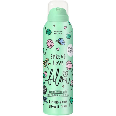 Пінка для душу Bilou Spread Love Shower Foam 200 ml — густа кремова піна, солодкувато-квітковий аромат, делікатне очищення —