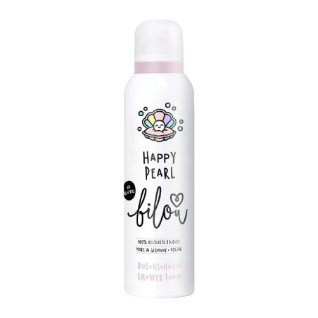 Пінка для душу Bilou Happy Pearl Shower Foam 200 ml — щільна кремова піна, аромат солодких квітів, м'яке очищення — вигляд
