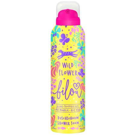 Пінка для душу Bilou Wild Flower Shower Foam 200 ml — ніжна повітряна текстура, з комплексом поживних олій, інтенсивне