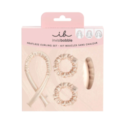 Подарунковий набір Invisibobble Heatless Curling Set — атласні резинки та стрічки, створення кучерів без шкоди для волосся, для