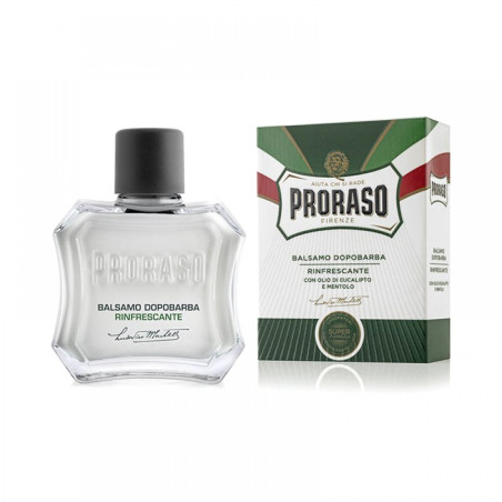 Бальзам після гоління Proraso Aftershave Balm Menthol and Eucalyptus 100ml — зволоження та живлення чутливої шкіри, усунення