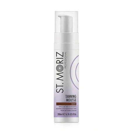 Автобронзатор-мус для засмаги St. Moriz Professional Dark 200ml, повітряна консистенція, інтенсивний відтінок, для смуглої