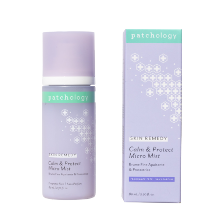 Заспокійливий тонік для обличчя Patchology Skin Remedy Calm Protect Mist 80 ml — для чутливої шкіри, з ектоїном, пробіотиками,