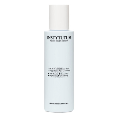 Тонер Instytutum Resurfacing Glow Toner 100ml — з гліколевою, гіалуроновою кислотами, аргініном, провітаміном В5, ексфоліація,