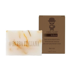Мило ручної роботи Barba Italiana Un ricordo 100g — для делікатного очищення та заспокоєння шкіри, з екстрактом календули та