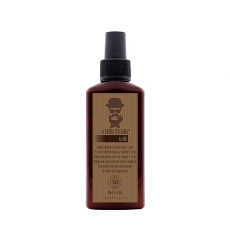 Захисний зволожувальний крем-спрей для обличчя та тіла SPF 30 Barba Italiana Apollo 100ml — екстракт пустельного фініка,