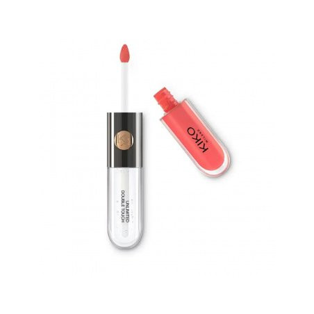 Блиск для губ KIKO Unlimited Double Touch 2*3ml 113 — догляд за губами, сяючий ефект, комфортна текстура — вигляд товару