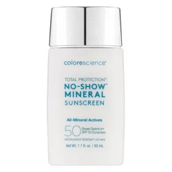 Флюїд Colorescience Total Protection No-Show Mineral SPF 50 50ml — мінеральний захист, оксид цинку 10%, для всіх типів шкіри —