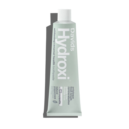 Преміальна зубна паста Davids Hydroxi Whitening+ Enamel Health 113g — відбілювання та зміцнення емалі, нано-гідроксиапатит, без