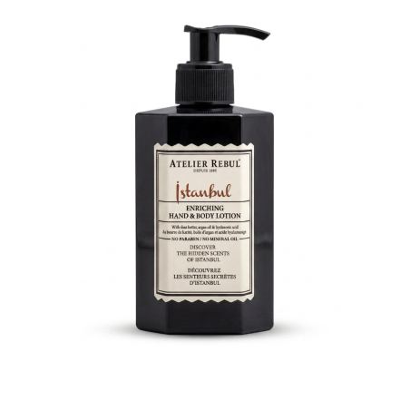 Лосьйон для тіла та рук Atelier Rebul Istanbul Enriching 400ml — преміальний догляд, ніжна текстура, швидке вбирання, аромат