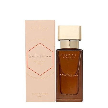 Парфуми Royal Platinum Anatolian Niche Extrait De Parfum 30ml — теплий гурмансько-східний аромат, пряні та солодкі ноти, для