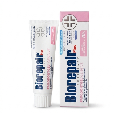 Зубна паста Парадонтогель Biorepair Parodontgel Gum 75ml — гамамеліс, календула та спіруліна, для догляду за яснами, зменшення